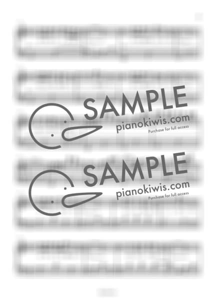 악보 > Sparkle / 다장조 - RADWIMPS · 너의 이름은 OST by 라니스코어 악보 이미지-2