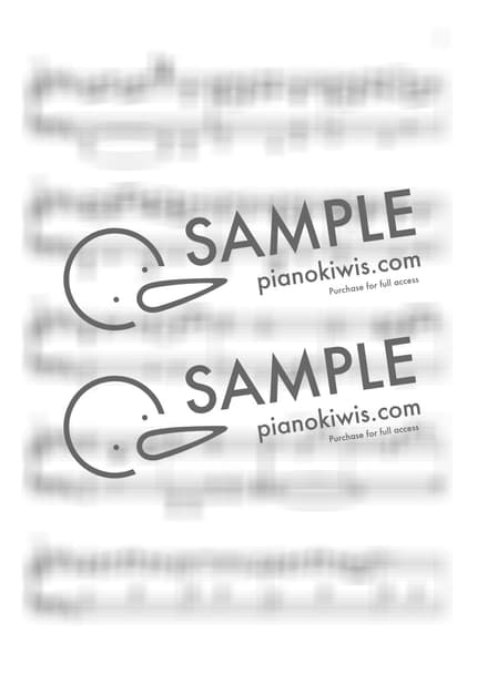 악보 > Sparkle / 어려운 악보 - RADWIMPS · 너의 이름은 OST by 피아노키위즈 악보 이미지-4