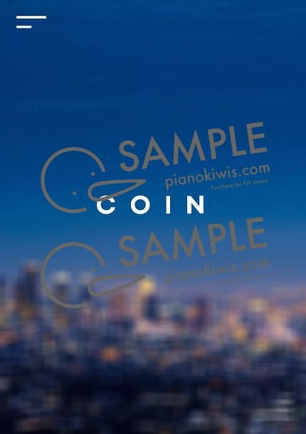 악보 > Coin - 아이유 by 피아노박스 PianoBox 악보 이미지-0