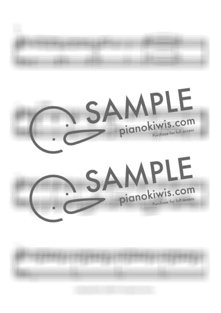 악보 > 잊고 싶지 않아 (忘れたくない) - 카메다 세이지 · 오늘 밤, 세계에서 이 사랑이 사라진다 해도 OST by 오늘피아노 악보 이미지-1