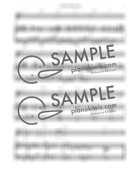 Score > The Haven of Rest '486장' / 3단악보 - G. D. Moore · Hymns by 나건반 Sheet music image-4