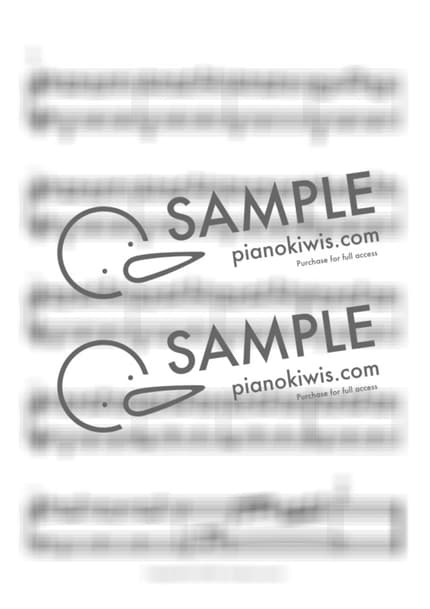 악보 > 가을축제 (秋祭り) - RADWIMPS · 너의 이름은 OST by 오늘피아노 악보 이미지-1