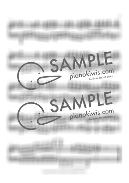 악보 > 첫 맑음 소녀 알바 (初の晴れ女バイト) - RADWIMPS · 날씨의 아이 OST by 오늘피아노 악보 이미지-2