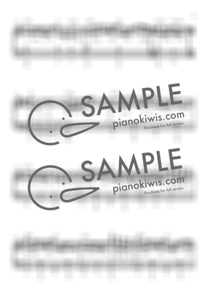 Score > Kawaranai Mono / Intermediate - Oku Hanako · The Girl Who Leapt Through Time OST by My Favorite Piano Sheet music image-6