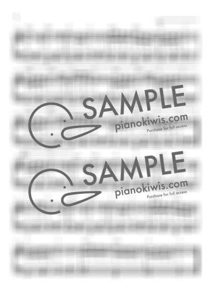 Score > Dear My All / 다장조 - Mingginyu by 라니스코어 Sheet music image-1