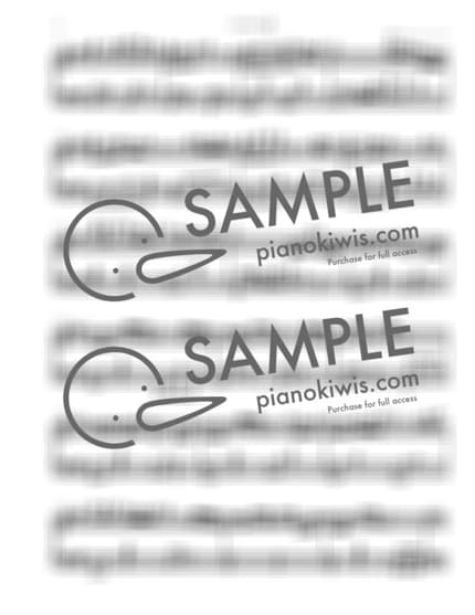 Score > Tears of Suzume / 편곡 Ver. - RADWIMPS · Suzume OST by Aost Sheet music image-1