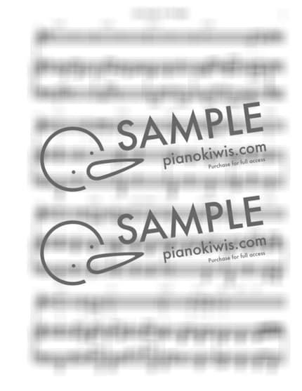 Score > I Hear Thy Welcome Voice '254장' / 3단악보 - Hymns by 나건반 Sheet music image-4