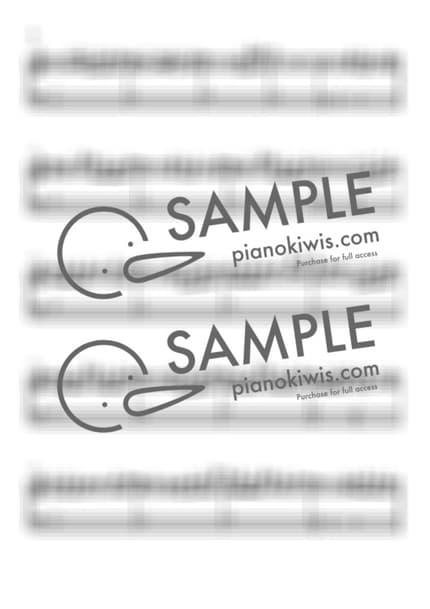 Score > Where Our Blue Is / Beginner - Tatsuya Kitani · Jujutsu Kaisen OP by PianoKiwis Sheet music image-1