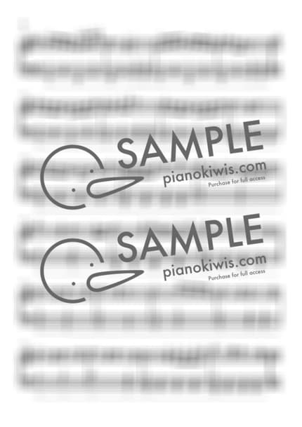 악보 > 심장을 바쳐라! (心臓を捧げよ!) / 초급 - Linked Horizon · 진격의 거인 OP by 피아노키위즈 악보 이미지-1