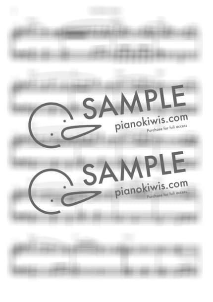 악보 > Die With A Smile / 쉬운 버전 - Lady GaGa, Bruno Mars by LaLaPiano 악보 이미지-1