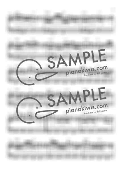 악보 > 봄을 고하다 (春を告げる) / 다장조 - yama by 라니스코어 악보 이미지-2