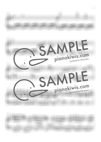 악보 > 어느 여름날 (あの夏へ) / 어려운 악보 - 히사이시 조 · 센과 치히로의 행방불명 OST by 피아노키위즈 악보 이미지-2