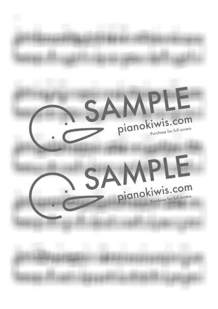 Score > blue / 완곡/ 코드 포함 - yung kai by AYULMUSIC Sheet music image-1