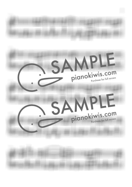 Score > Statement of Intention - Yoo Jung Seok · Okojo's grave ED by 강아지똥 Sheet music image-2