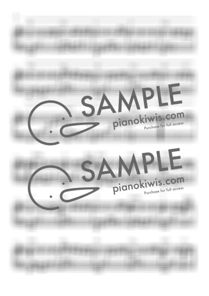 악보 > 언제나 몇 번이라도 (いつも何度でも) / 중급버전 - 기무라 유미 · 센과 치히로의 행방불명 OST by 듣다뮤직 DEUTDAMUSIC 악보 이미지-1