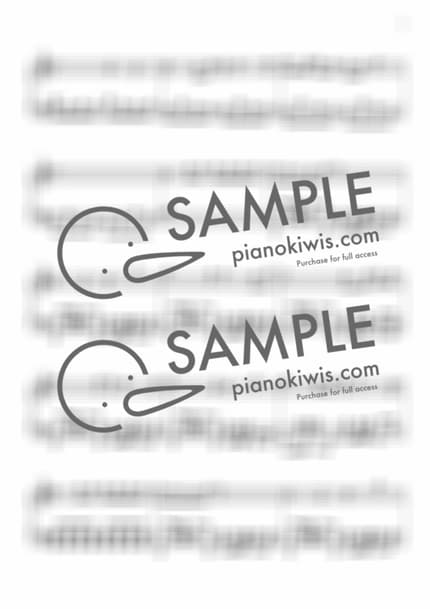 악보 > 세상이 끝날 때까지는 (世界が終るまでは…) / 슬램덩크 OST - WANDS · 슬램덩크 OST by 제이오 악보 이미지-2