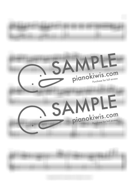 악보 > 불꽃축제 (花火大会) - RADWIMPS · 날씨의 아이 OST by 오늘피아노 악보 이미지-2