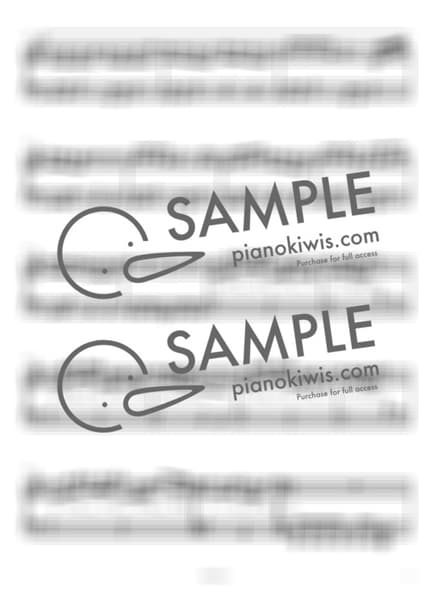 Score > Kawaranai Mono / 다장조 - Oku Hanako · The Girl Who Leapt Through Time OST by 라니스코어 Sheet music image-2