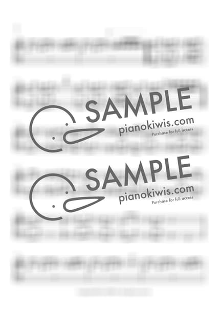 Score > Torishirabe - Seiji Kameda · Even If This Love Disappears from the World Tonight OST by 오늘피아노 Sheet music image-1