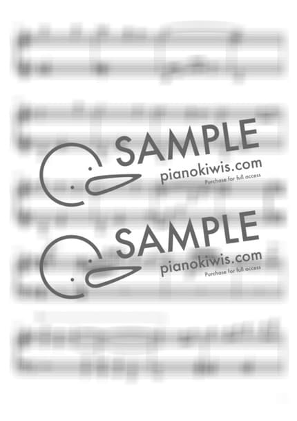 악보 > 시대를 초월한 마음 (時代を越える想い) / 고급 악보 - 와다 카오루 · 이누야샤 OST by My Favorite Piano 악보 이미지-2