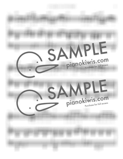 악보 > 오직 주의 은혜만 / 피아노 반주 Fkey - WELOVE by 건반자매 악보 이미지-6