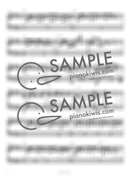 악보 > U / 피아노 반주 - 백현 · 어느 날 우리 집 현관으로 멸망이 들어왔다 OST by 피아노정류장 악보 이미지-1