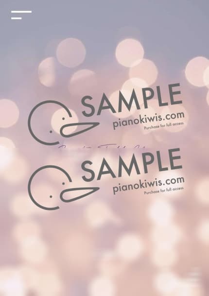 楽譜 > Santa Tell Me - Ariana Grande · キャロル by 피아노박스 PianoBox 楽譜画像-0