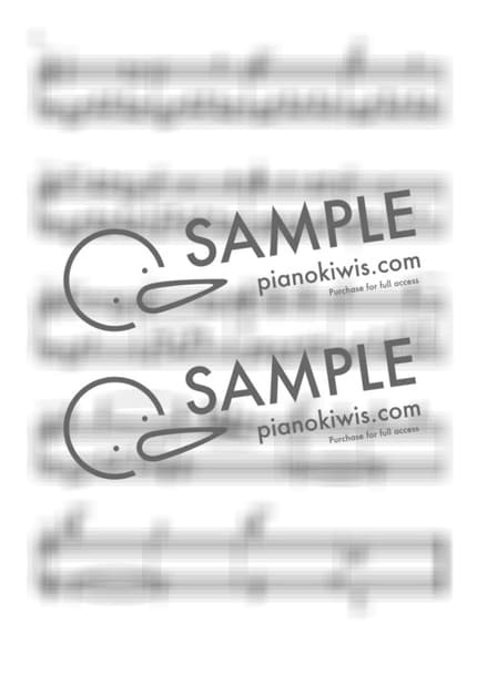 악보 > 세계의 약속 (世界の約束) / 중급 악보 - 기무라 유미 · 하울의 움직이는 성 by My Favorite Piano 악보 이미지-5