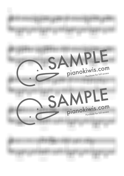 악보 > Plastic Love / 초급 - 타케우치 마리야 by 피아노키위즈 악보 이미지-1