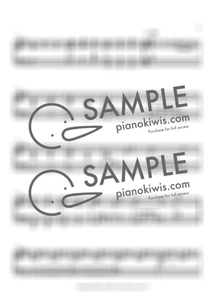 Score > Nikki No Naka No Koibito Tachi - Seiji Kameda · Even If This Love Disappears from the World Tonight OST by 오늘피아노 Sheet music image-2