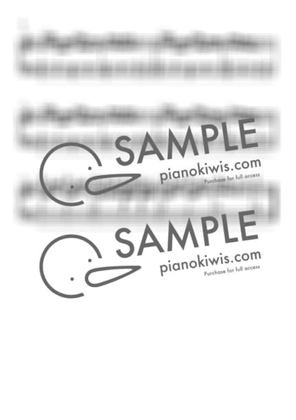 Score > Kawaranai Mono / Basic - Oku Hanako · The Girl Who Leapt Through Time OST by PianoKiwis Sheet music image-1