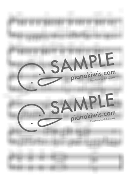 Score > seasons / Piano Acoompaniment (Full/ Original Key/ + Chord, Lyrics) - wave to earth by AYULMUSIC Sheet music image-2