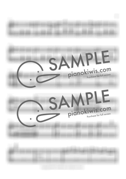 Score > Visiting Home - RADWIMPS · Weathering With You OST by 오늘피아노 Sheet music image-2