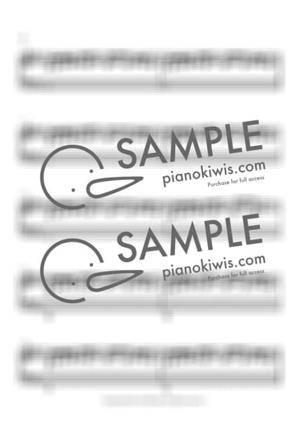 Score > Saving Hina - RADWIMPS · Weathering With You OST by 오늘피아노 Sheet music image-1