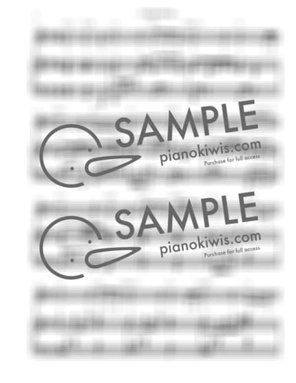 악보 > 저 장미꽃 위에 이슬 '442장' / 3단악보 - C. A. Miles · 찬송가 by 나건반 악보 이미지-3