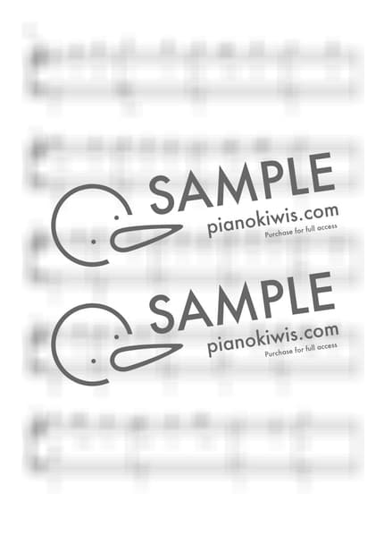 楽譜 > 人生のメリーゴーランド / 初級 - 久石 譲 · ハウルの動く城 by 더블유피아노doubleupiano 楽譜画像-1