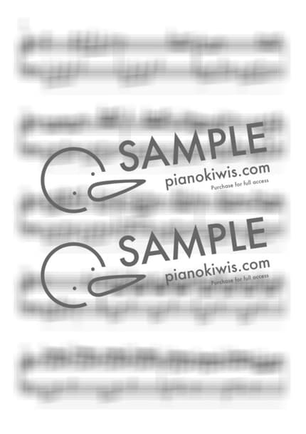 악보 > Spring / 중급 - 히사이시 조 by 피아노키위즈 악보 이미지-1