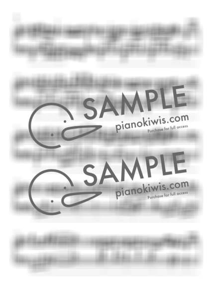 楽譜 > 炎 / 上級 - LiSA · 鬼滅の刃 ED by PianoKiwis 楽譜画像-1