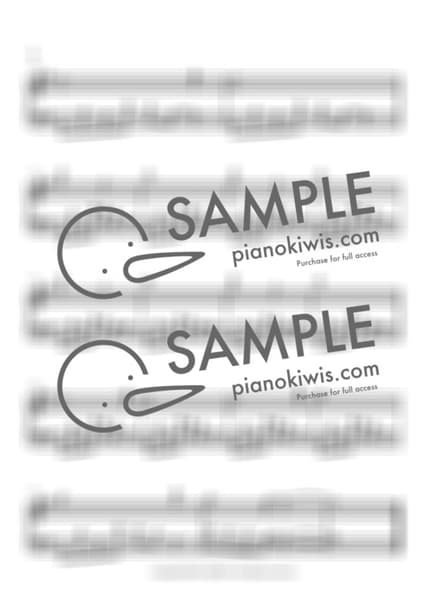 악보 > 올바른 선택 (正しい選択) - 카메다 세이지 · 오늘 밤, 세계에서 이 사랑이 사라진다 해도 OST by 오늘피아노 악보 이미지-1