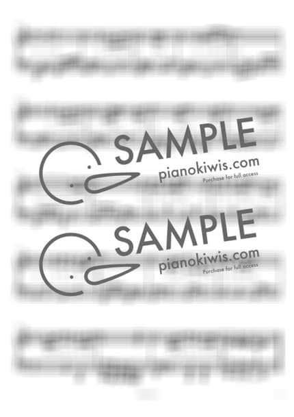 楽譜 > 竈門炭治郎のうた / 다장조 - 椎名 豪 · 鬼滅の刃 OST by 라니스코어 楽譜画像-4