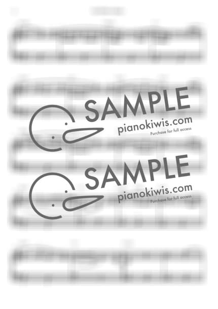 Score > Die With A Smile / Very Easy / C Major - Lady GaGa, Bruno Mars by LaLaPiano Sheet music image-1