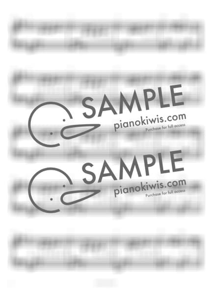 악보 > BLUE / 피아노 반주 - 빅뱅 by 피아노정류장 악보 이미지-1