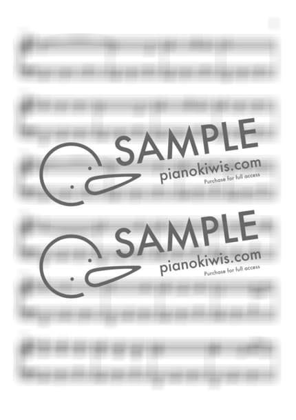 Score > Moonlight flows - Second Moon · Love in the Moonlight OST by 강아지똥 Sheet music image-2