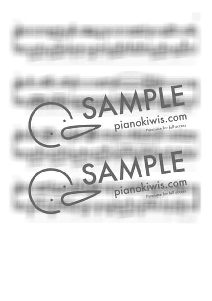 악보 > 카마도 탄지로의 노래 (竈門炭治郎のうた) / 중급 - 시이나 고 · 귀멸의 칼날 OST by 피아노키위즈 악보 이미지-2