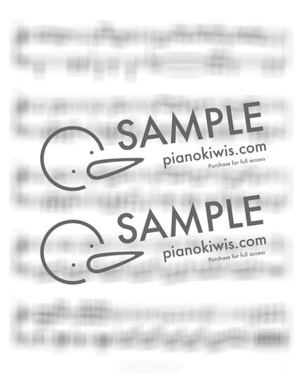 악보 > 벼랑 위의 포뇨 (崖の上のポニョ) - 히사이시 조 · 벼랑 위의 포뇨 OST by 피아노키위즈 악보 이미지-2