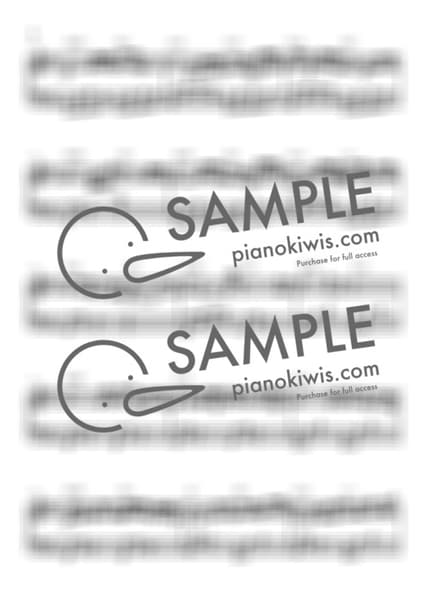 악보 > 사랑의이름으로! / 중급 악보 - 잔나비 by My Favorite Piano 악보 이미지-1