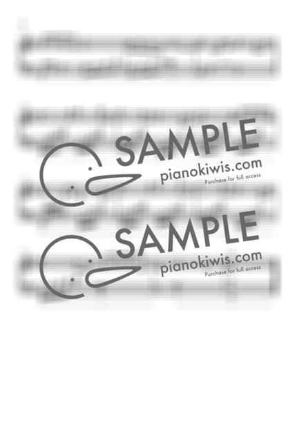 악보 > 첫사랑 (First Love) / 중급 - 히사이시 조 · 태왕사신기 OST by 피아노키위즈 악보 이미지-1