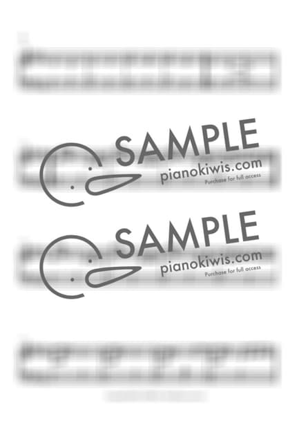 악보 > 모르는 남자애 (知らない男の子) - 카메다 세이지 · 오늘 밤, 세계에서 이 사랑이 사라진다 해도 OST by 오늘피아노 악보 이미지-1