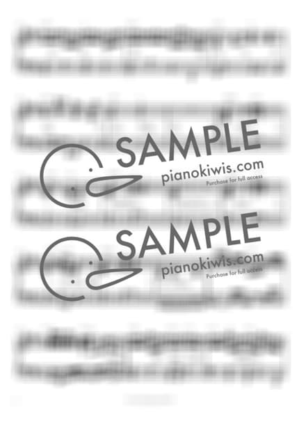 Score > Left-Right Confusion / 피아노 반주 - Yorushika · Even If This Love Disappears from the World Tonight OST by 피아노정류장 Sheet music image-1