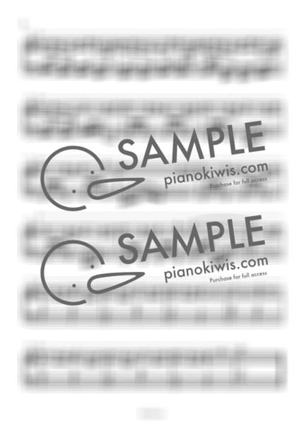 Score > Nezuko Theme / 다장조 - Demon Slayer OST by 라니스코어 Sheet music image-1